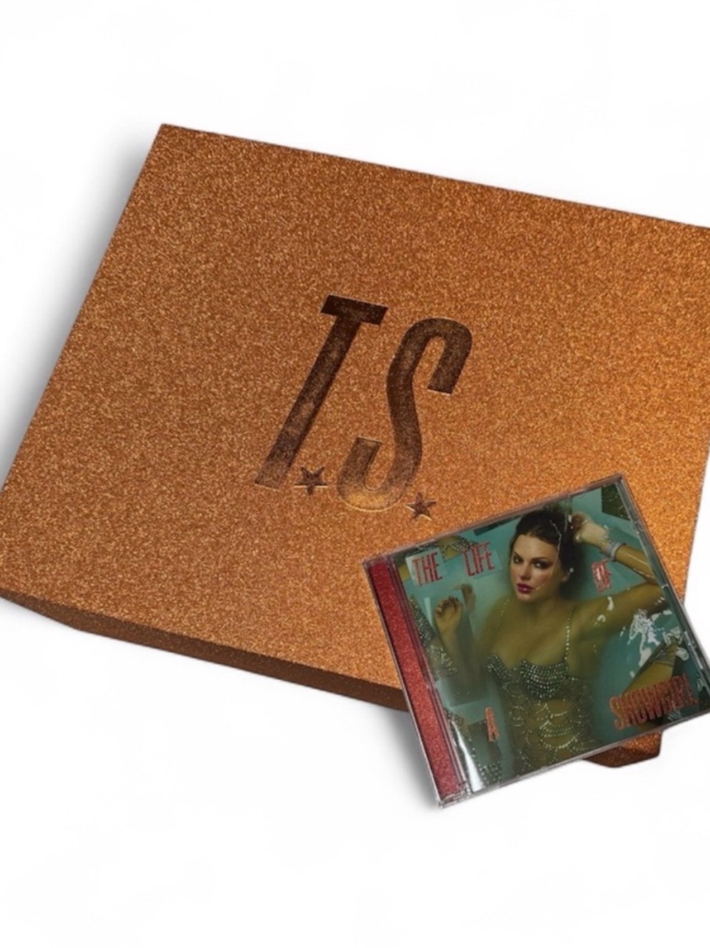 Taylor Swift ‘The Life of a Showgirl’ {less Cardigan} Box and CD